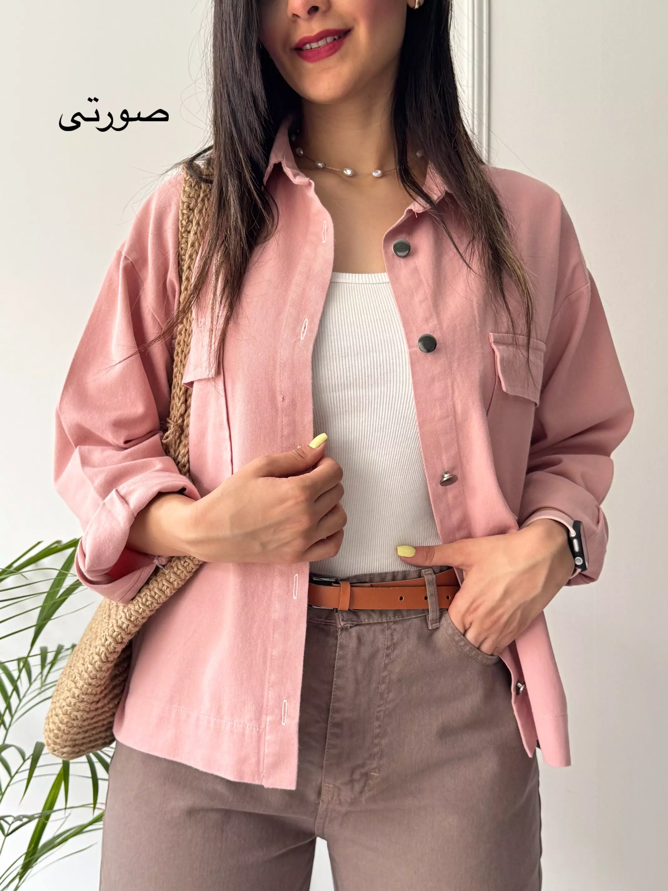 مانتو کتان یاسمین ( دارای ایراد جزئی )